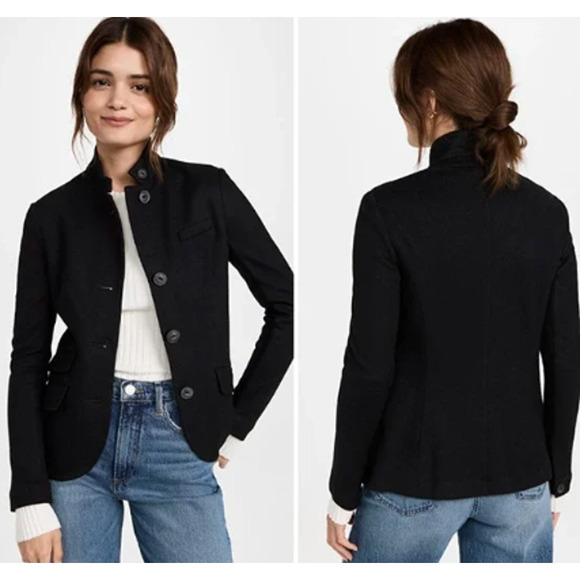 Rag & Bone Slade Blazer 100% Wool Tailored Fit Blazer Size 6 - Picture 1 of 13
